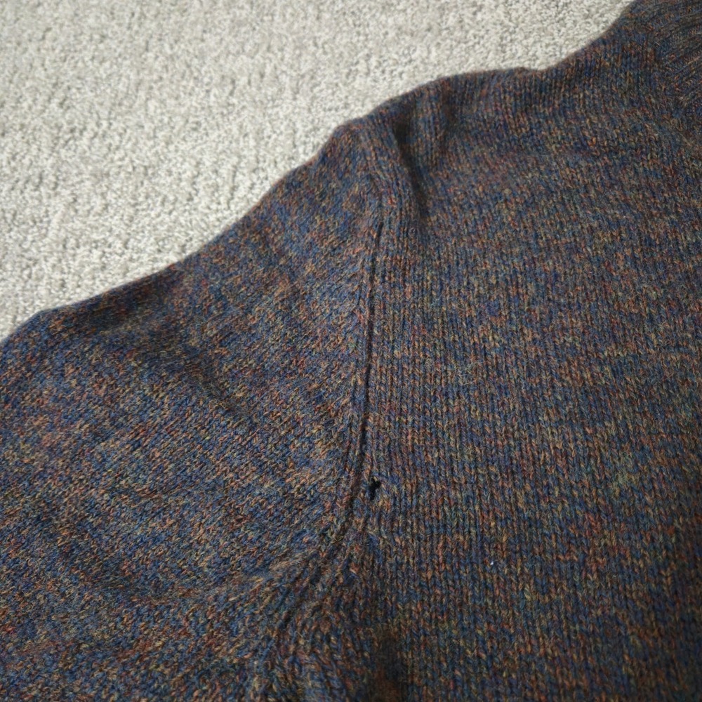 VTG Pendelton Sweater Mens M Shetland Wool Button Up Cardigan USA 90s Cottage - Picture 5 of 7